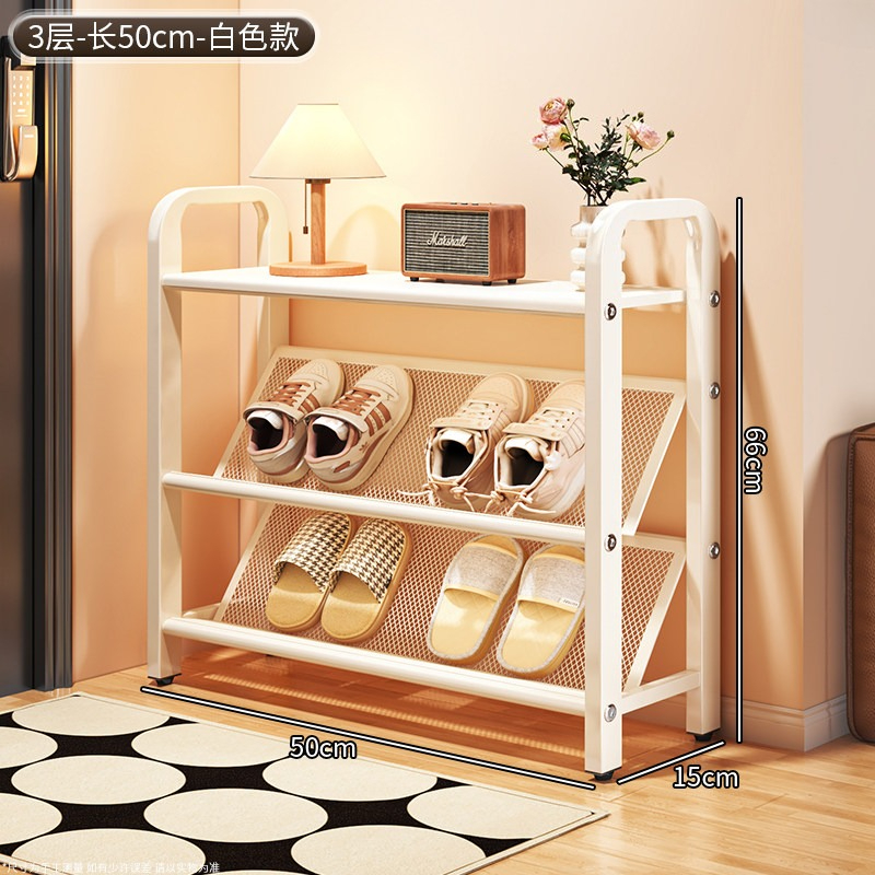Shoe Rack Cabinet Narrow Entryway - ชั้นวางรองเท้าแบบหลายชั้นทรงแคบ สำหรับทางเข้าบ้าน หอพัก อพาร์ทเมนท์ ประหยัดพื้นที่ ใช้งานง่าย