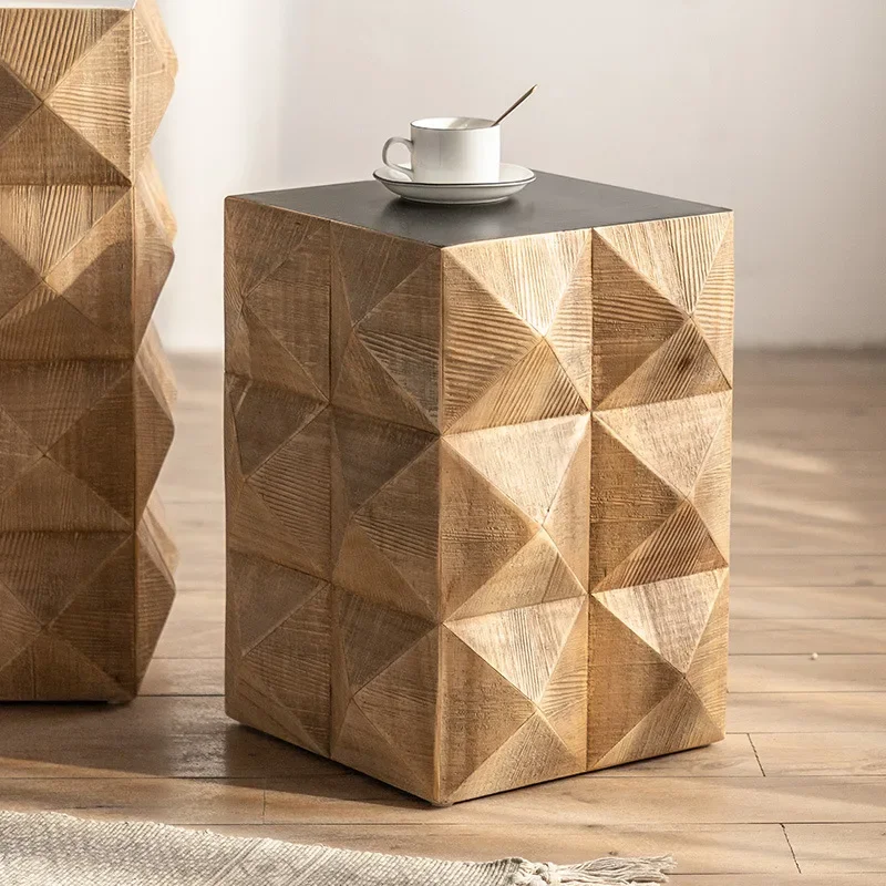 โต๊ะข้างเตียงสไตล์โมเดิร์นพร้อ - Solid Wood Nightstand 2 Drawers บทวิจารณ์และราคา