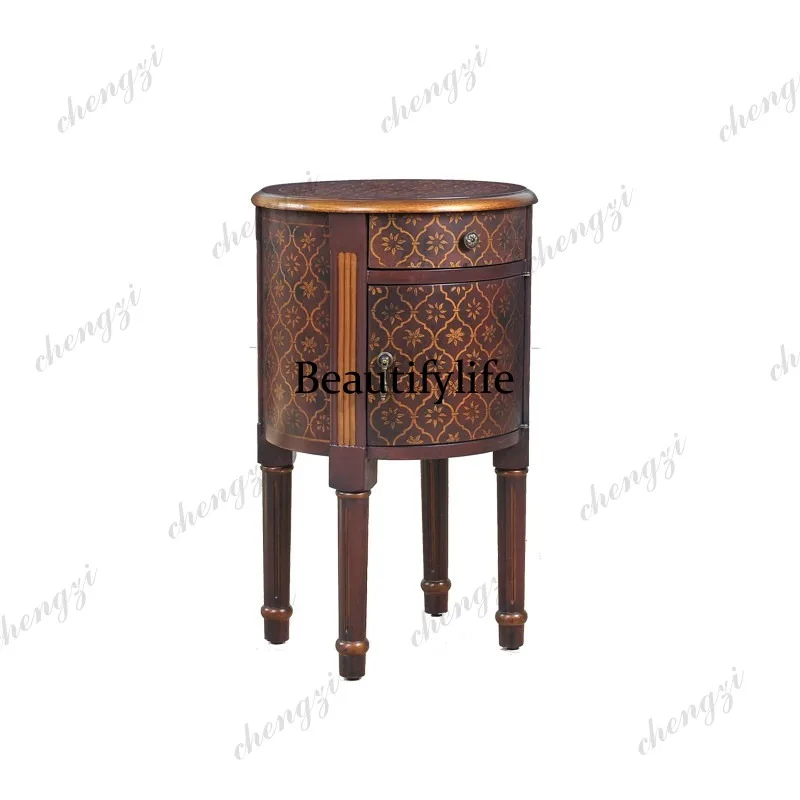 9344 โต๊ะข้างเตียงทรงกลมลายดอก - Tables บทวิจารณ์และราคา