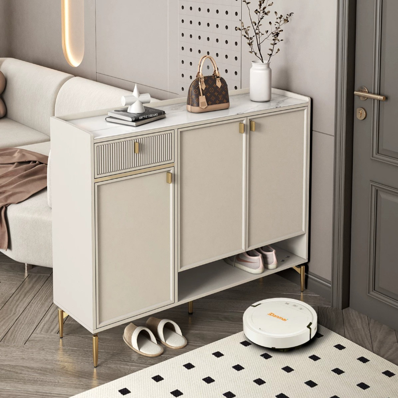 ชั้นวางของทางเข้า ตู้เก็บรองเท - Shoe Rack Cabinet Narrow Entryway บทวิจารณ์และราคา
