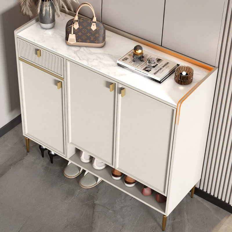 ชั้นวางของทางเข้า ตู้เก็บรองเท - Shoe Rack Cabinet Narrow Entryway บทวิจารณ์และราคา