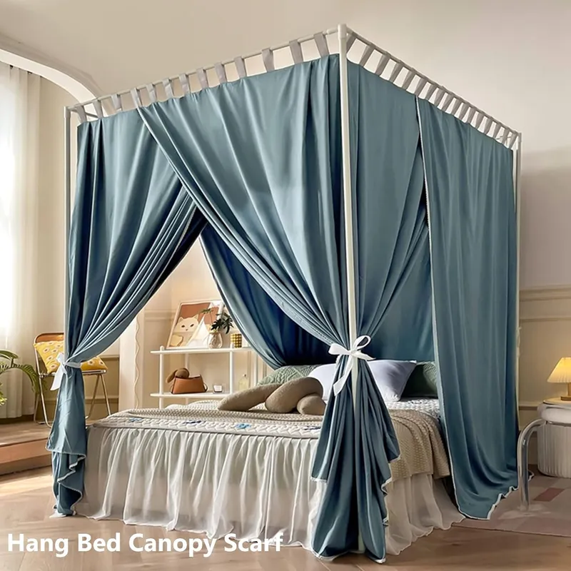 เสาโครงเตียงแบบมีหลังคาคุณภาพส - Canopy Bed Frame Metal Queen บทวิจารณ์และราคา