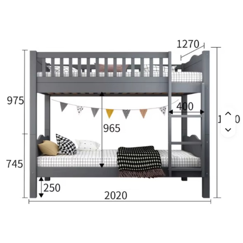 เตียงสองชั้นเด็กขายดี เฟอร์นิเ - Bunk Bed With Stairs And Slide บทวิจารณ์และราคา