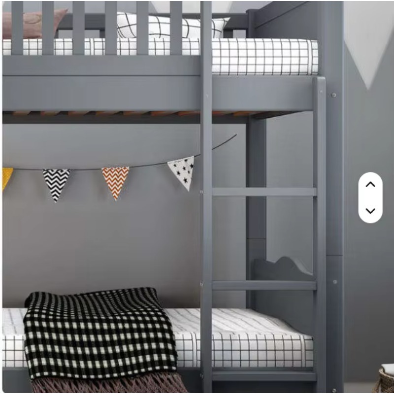 เตียงสองชั้นเด็กขายดี เฟอร์นิเ - Bunk Bed With Stairs And Slide บทวิจารณ์และราคา