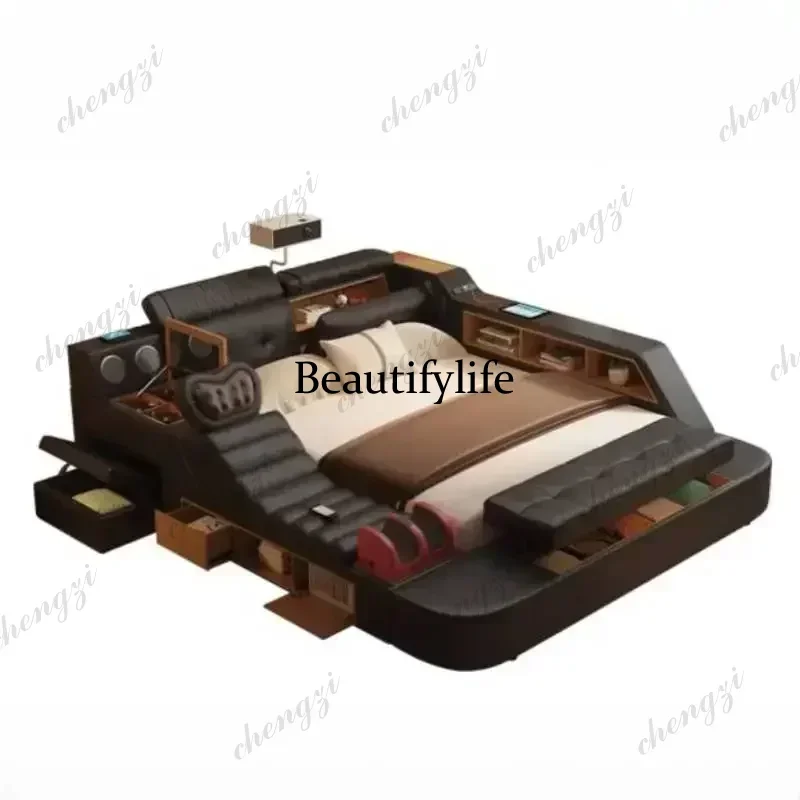 เตียงคิงไซส์สีดำ รุ่น A182 พร้ - King Size Bed Frame With Storage Drawers บทวิจารณ์และราคา