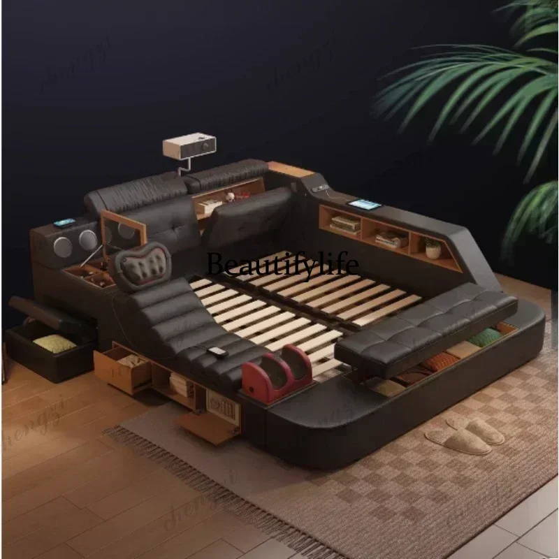 เตียงคิงไซส์สีดำ รุ่น A182 พร้ - King Size Bed Frame With Storage Drawers บทวิจารณ์และราคา