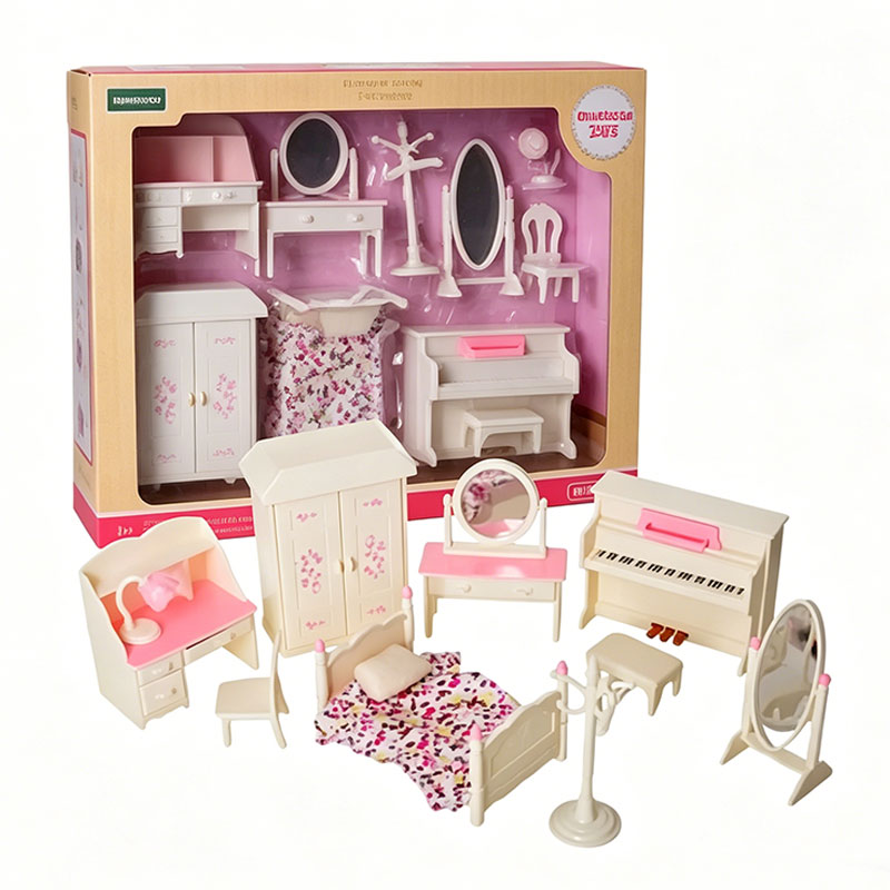 1/12 สเกลชุดเฟอร์นิเจอร์บ้านตุ - Bedroom Furniture บทวิจารณ์และราคา