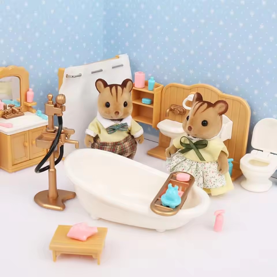 1/12 สเกลชุดเฟอร์นิเจอร์บ้านตุ - Bedroom Furniture บทวิจารณ์และราคา