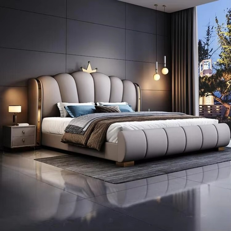 เฟอร์นิเจอร์ห้องนอนไม้ดีลักซ์ส - King Size Bed Frame With Storage Drawers บทวิจารณ์และราคา