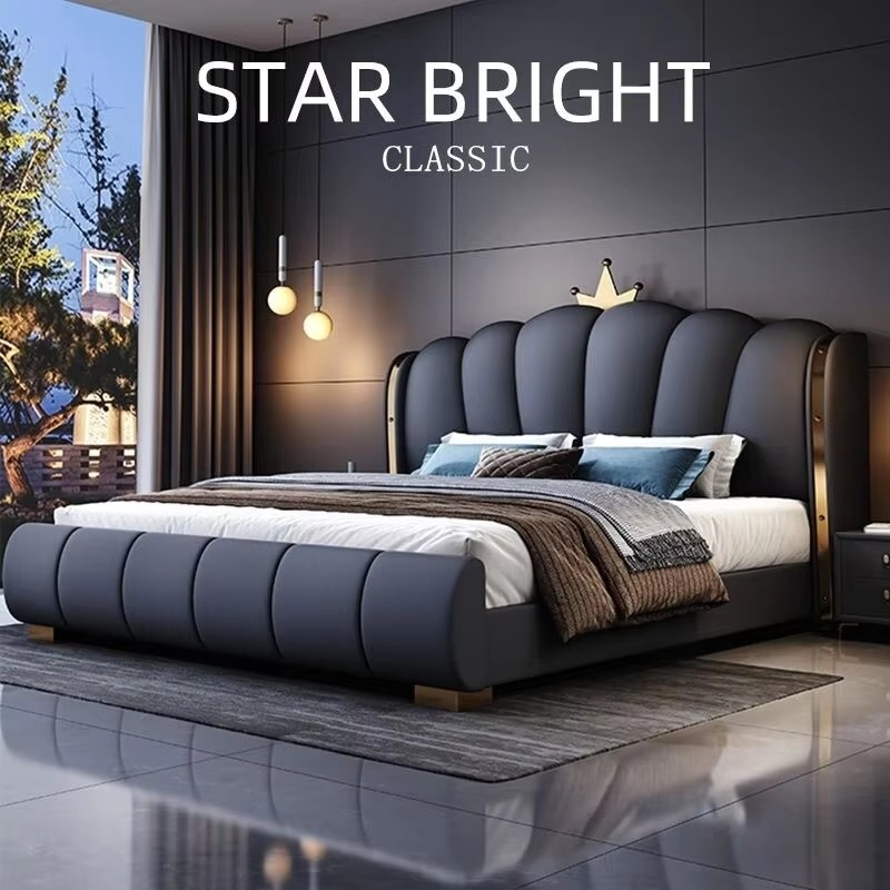 เฟอร์นิเจอร์ห้องนอนไม้ดีลักซ์ส - King Size Bed Frame With Storage Drawers บทวิจารณ์และราคา